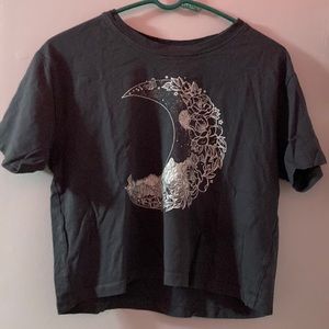 Garage gray moon shirt